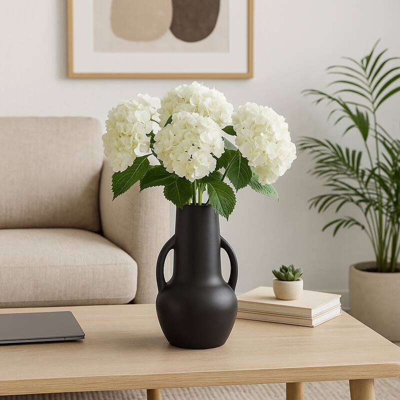 Decorative Ceramic Vase with Handles