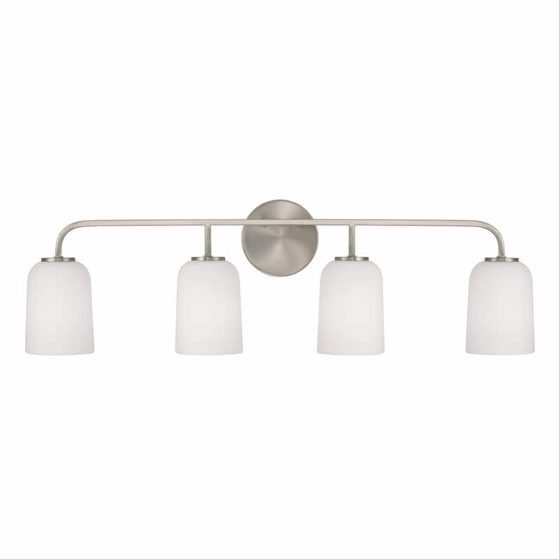 Lawson 4-light Bath/ Vanity Fixture w/ Soft White Glass