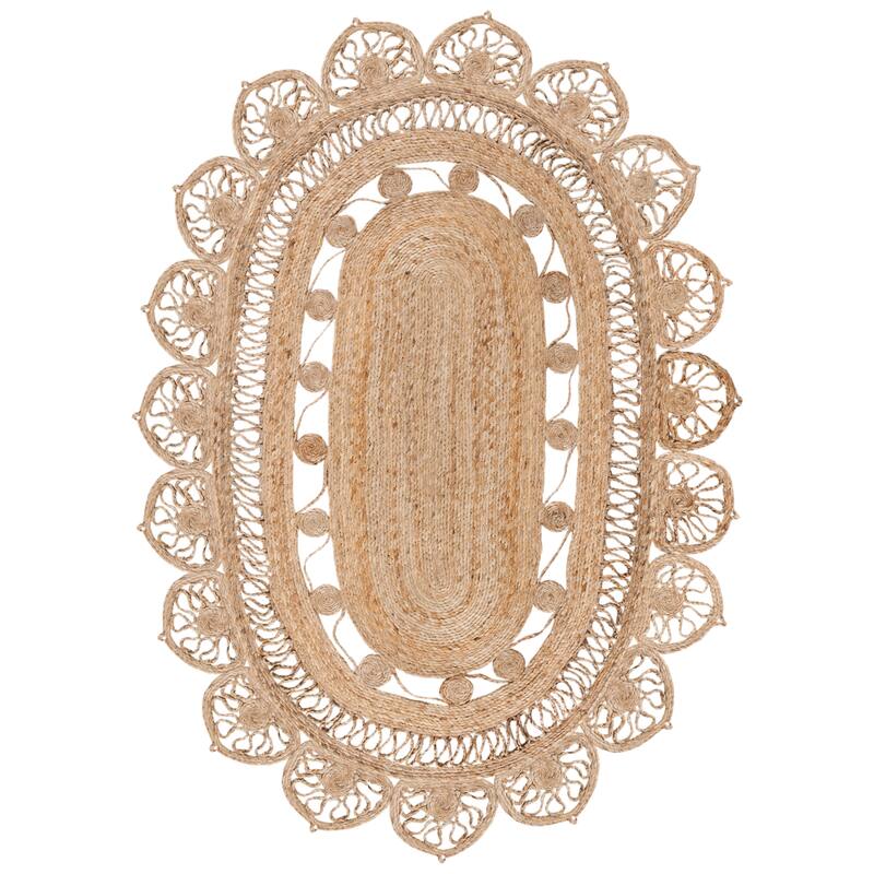 SAFAVIEH Handmade Natural Fiber Orna Casual Jute Rug