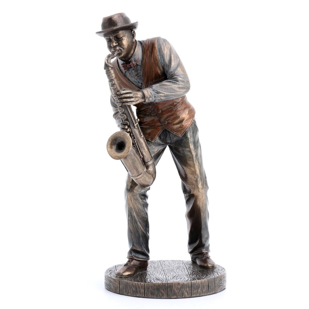 Veronese 7.3H Jazz Band - Saxaphone Player Cold Cast Bronze