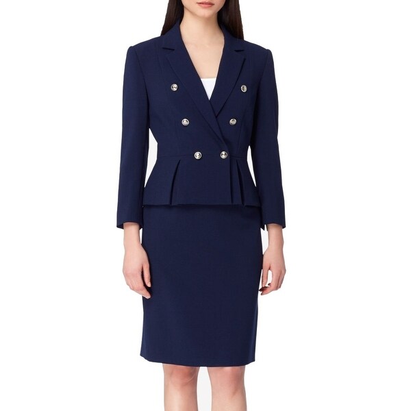 tahari peplum skirt suit
