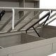preview thumbnail 5 of 10, Twin Size Daybed w/Hydraulic Storage & Bookcases, USB Charging Station