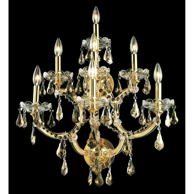 Fleur Illumination 7 light Gold Wall Sconce