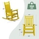 preview thumbnail 93 of 110, Modern High-Back Rocking Adirondack Chair All Weather