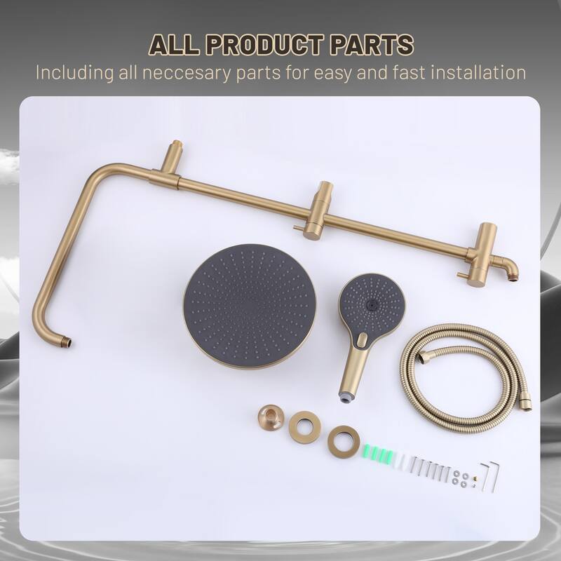 Rbrohant Round bathroom shower head set (not including the main body)