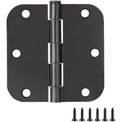 Design House 188904 3-1/2" x 3-1/2" Butt 5/8" Radius Corner Surface