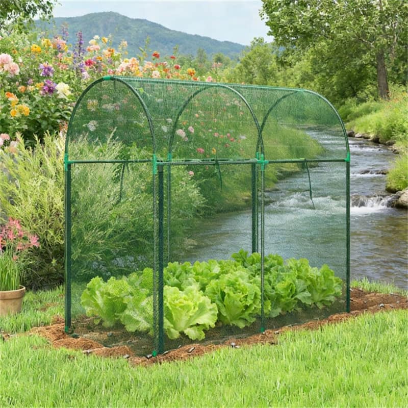 Crop Cage, Plant Cage, Garden Cage, Green - Metal