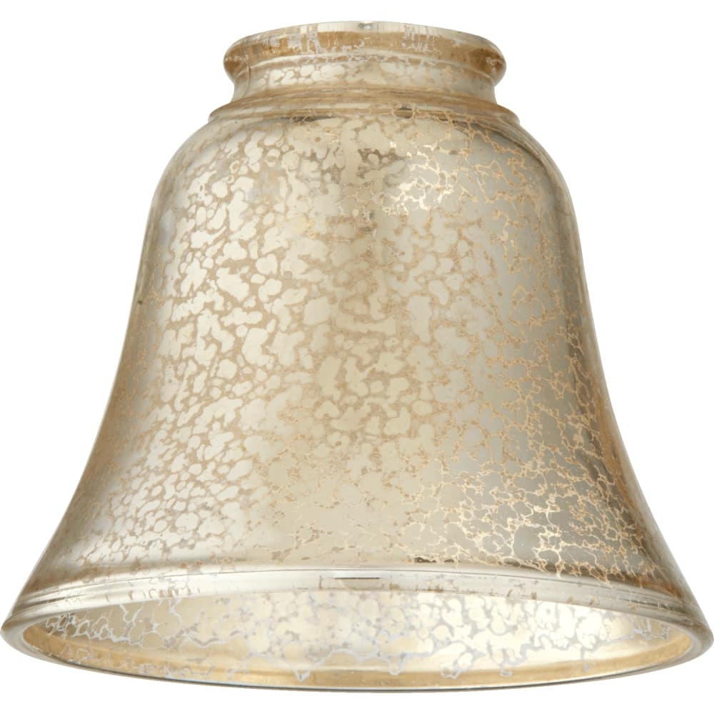 Quorum International 2847 5 1 2 Wide Bell Shaped Mercury Glass Shade with 2 1 4 silver mercury Bed Bath Beyond 13377177