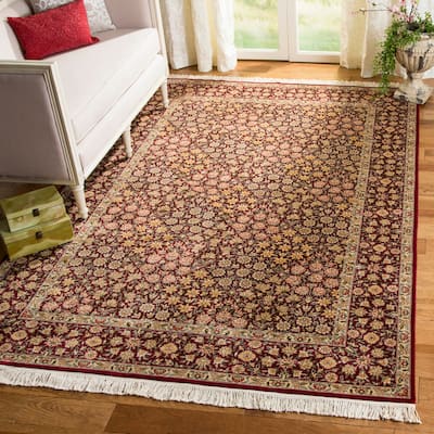 Asian Hand-knotted Royal Kerman Blue Wool Rug