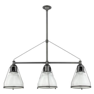 Haverhill 3 Light Pendant in Old Bronze