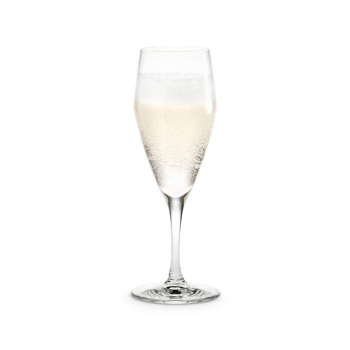 Holmegaard Perfection Champagne Glass, Clear, 6 pcs. - 7.8 oz