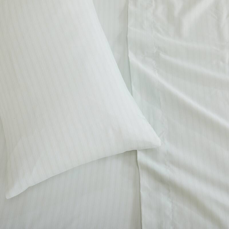 Premium Striped Microfiber Sheet Set
