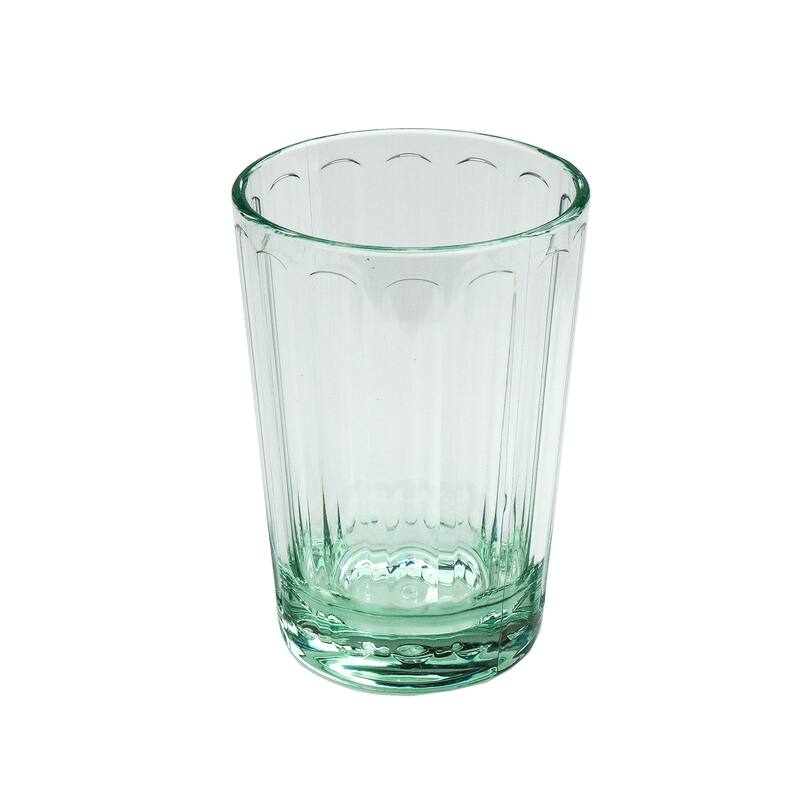 Abode Homewares Panel Acrylic Drinking Glass - Clear - Set of 6