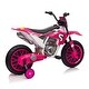 preview thumbnail 36 of 47, 12V Kids Motorcycle Ride-On with Durable Build, Training Wheels, and Comfortable Seating for Ages 3-6