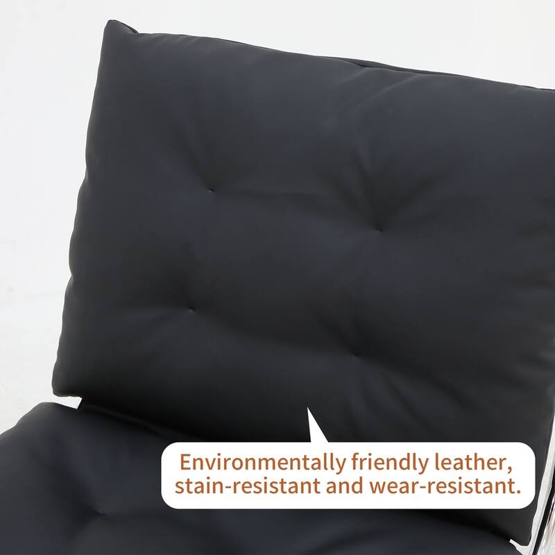 Living Room Chairs with Metal Legs and Soft Padded