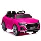 preview thumbnail 29 of 34, 12V Licensed Audi SQ8 for Kids Electric Car with Dual Drive, Blue, 2-Seat