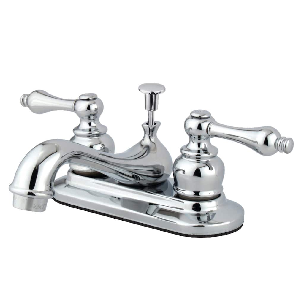 Kingston Brass Restoration 4 in. Centerset Bathroom Faucet