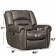 preview thumbnail 24 of 22, Home Theater Recliner Chair, Seating With USB Port
