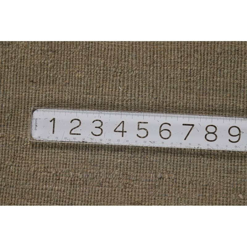 Gray & Beige Gabbeh Oriental Area Rug Handmade Wool Carpet - 7'10" x 9'6"
