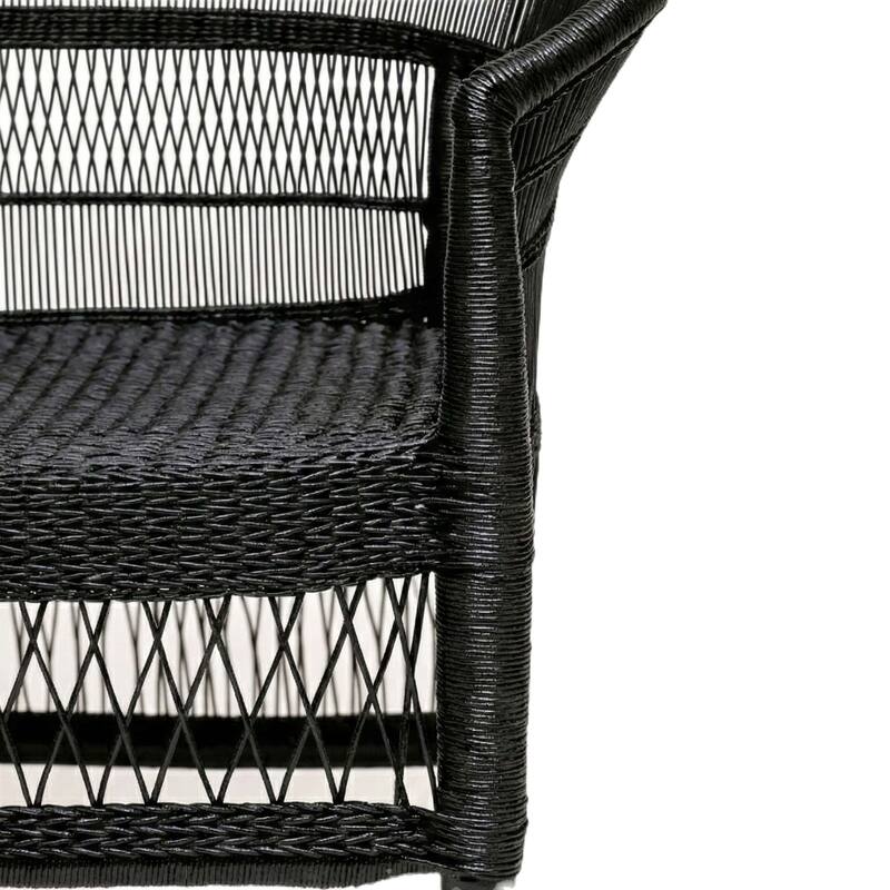 100% Handwoven Natural Rattan 2-Piece Indoor Seating Set with Chair and Loveseat, Solid Wood Frame, Boho Farmhouse