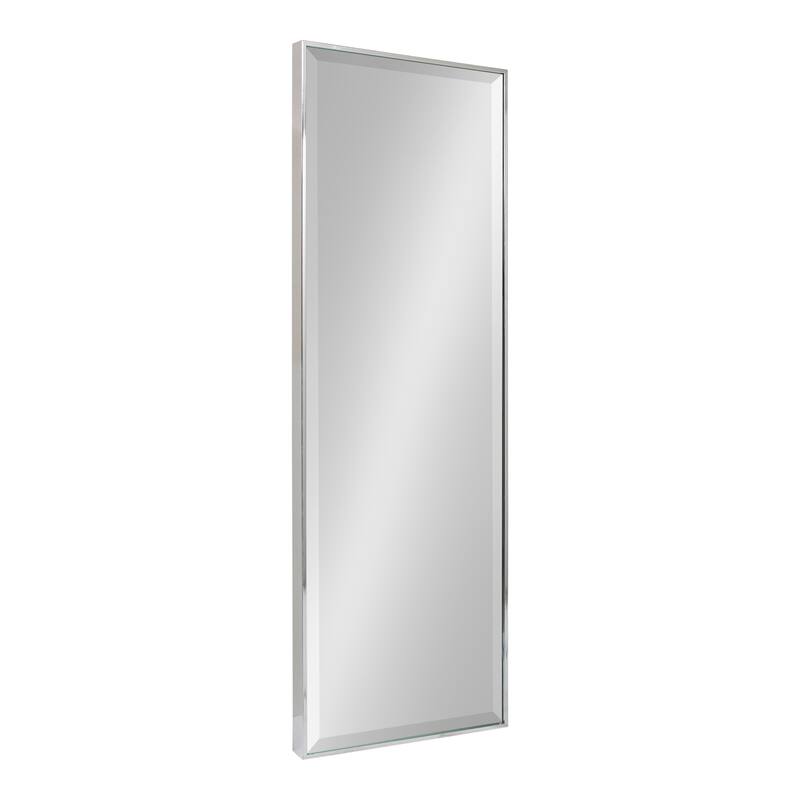 Rhodes Framed Decorative Wall Mirror - 16.75x48.75 - Silver