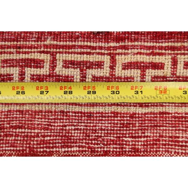 dimension image slide 0 of 3, Modern Gabbeh Kashkoli Area Rug Wool Handmade Oriental Carpet - 5'6" x 8'2"
