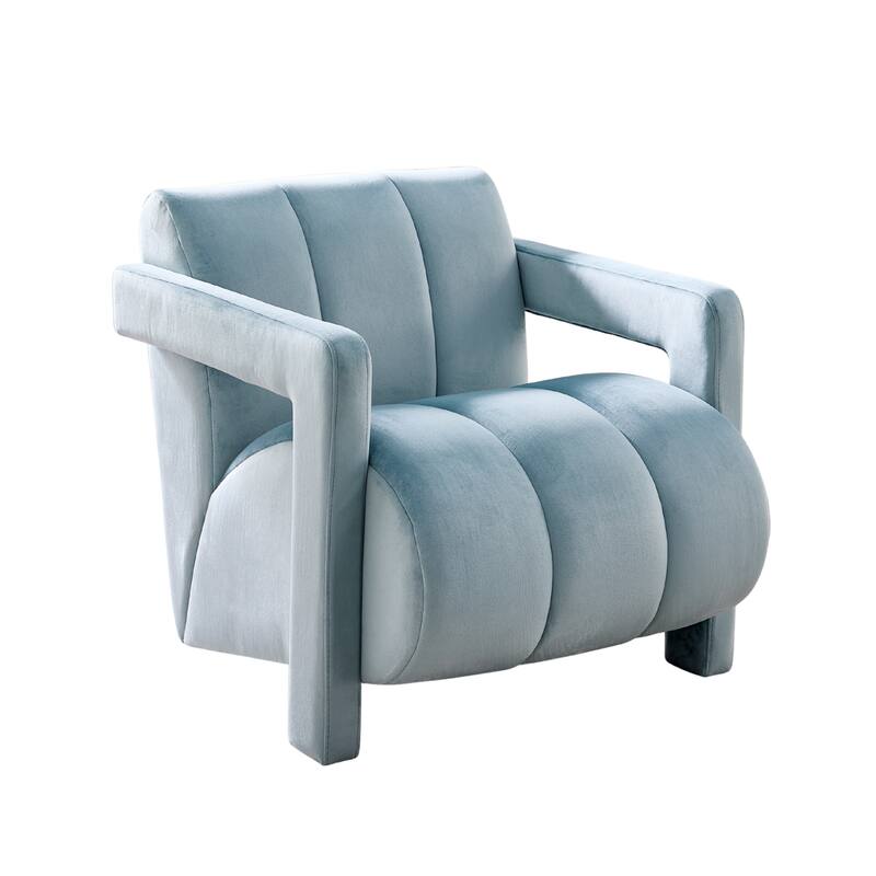 Roundhill Furniture Velmor Contemporary Velvet Accent Armchair
