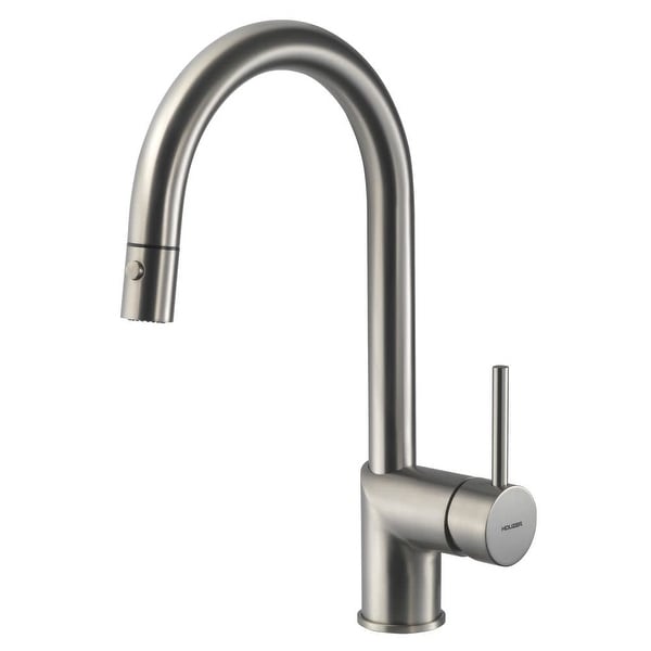 Houzer VITPD-668 Vitale Pull-Down Kitchen Faucet with CeraDox Lifetime Technology