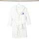 preview thumbnail 49 of 78, Sweet Kids 100% Polyester SUPER PLUSH Double Brushed Hooded Bathrobe with Purple Script Monogram