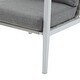 preview thumbnail 12 of 13, 34"H Aluminum Lounge Chair with Sleek Rope Accents and Comfortable Cushions, Perfect for Modern Outdoor and Indoor Spaces