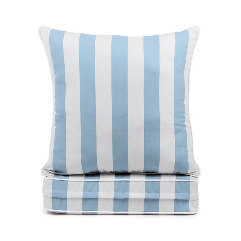 Sherry Kline Indoor/Outdoor Cabana Stripe Deep Seat Cushion (Seat & Back)