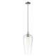 Option Polished Nickel / Clear Deco Swirl Shade