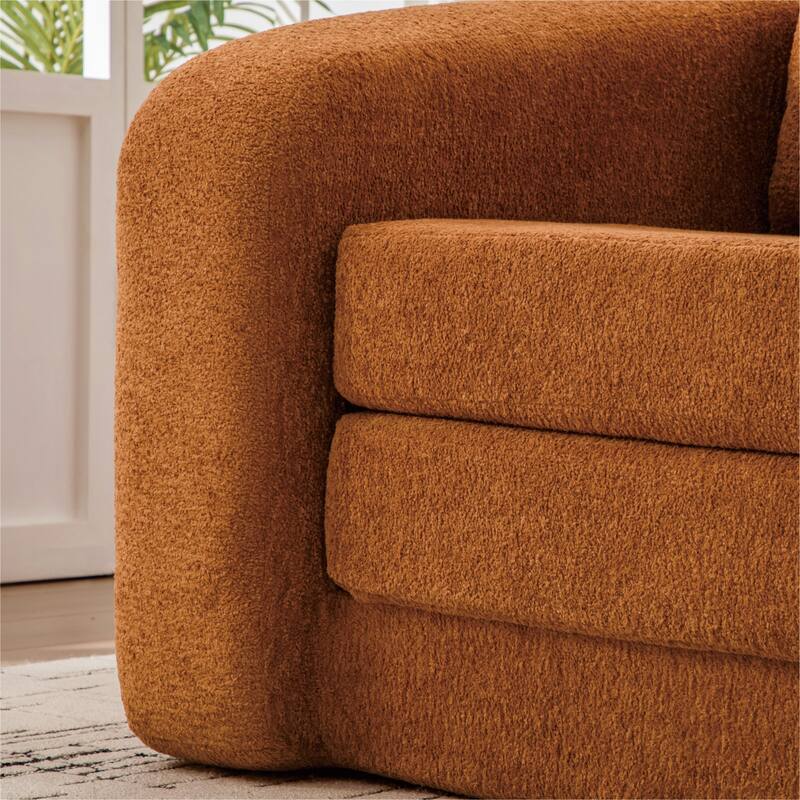 71.2"W 2-in-1 Foldable Pull Out Loveseat Sofa Bed Equipped with Armrest & Backrest Pillows