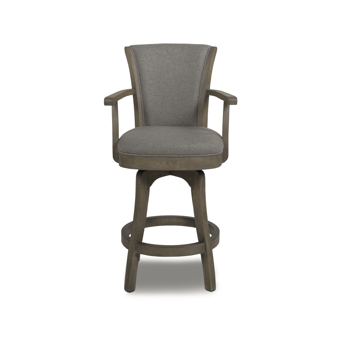 Swivel bar best sale stool with armrest