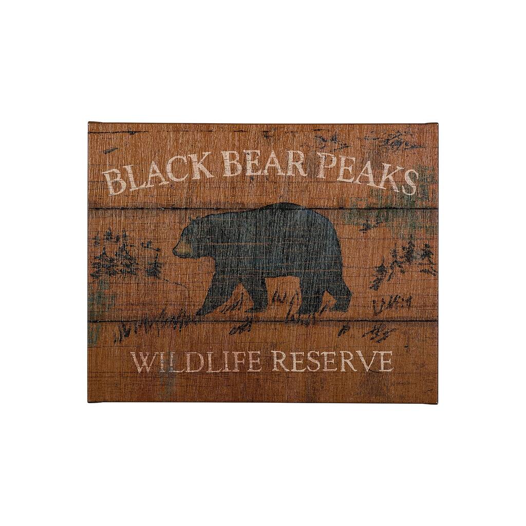 Lodge Signs V (35 x 28) Canvas Art Print