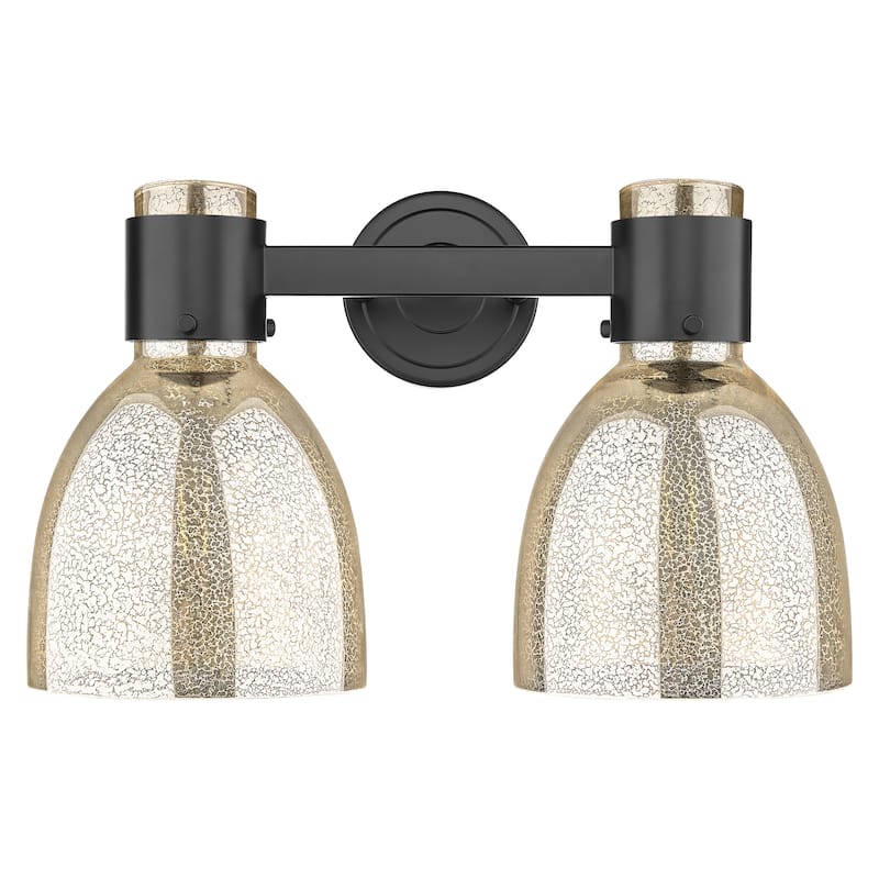 Innovations Lighting Downtown Urban - Lawton Bell - 2 Light 16" Wall-Mounted Bath Vanity Light