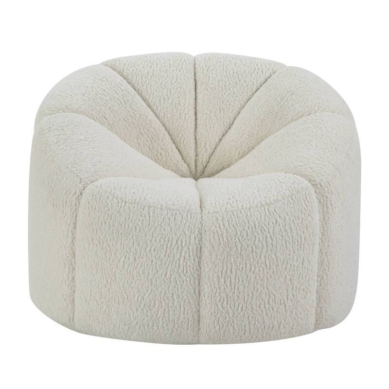 Christia White Swivel Chair