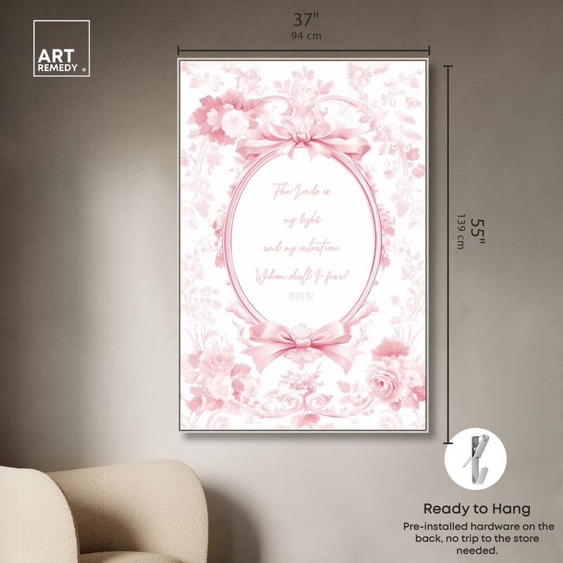 My Light Pink Canvas by Art Remedy