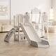 preview thumbnail 13 of 17, 5 in 1 Baby Kids Slide Outdoor Indoor Playground with Climbing and Swing, for Toddlers Age 1-4