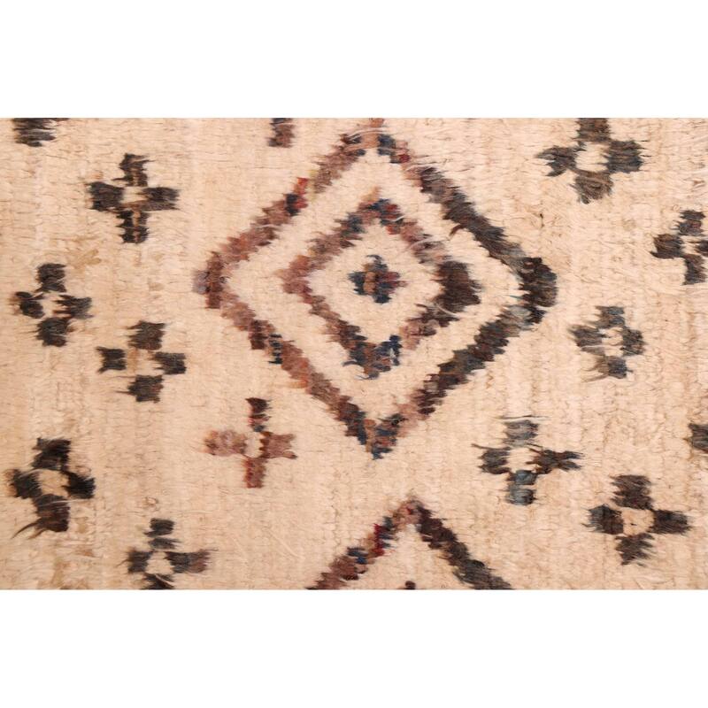 ECARPETGALLERY Hand-knotted Pak Finest Marrakesh Tan Wool Rug - 8'7 x 9'9