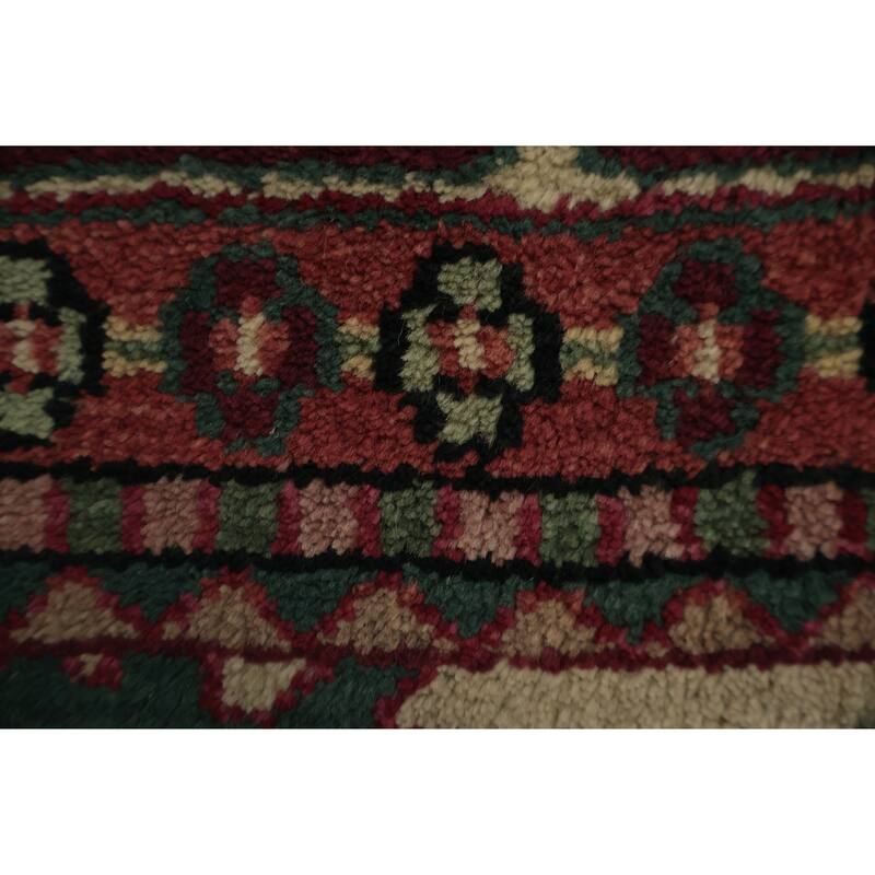 Hand Knotted Oriental 100% Wool Carpet Traditional All-Over Beige & Ivories Agra Area Rug - 11' 9'' X 8' 9''