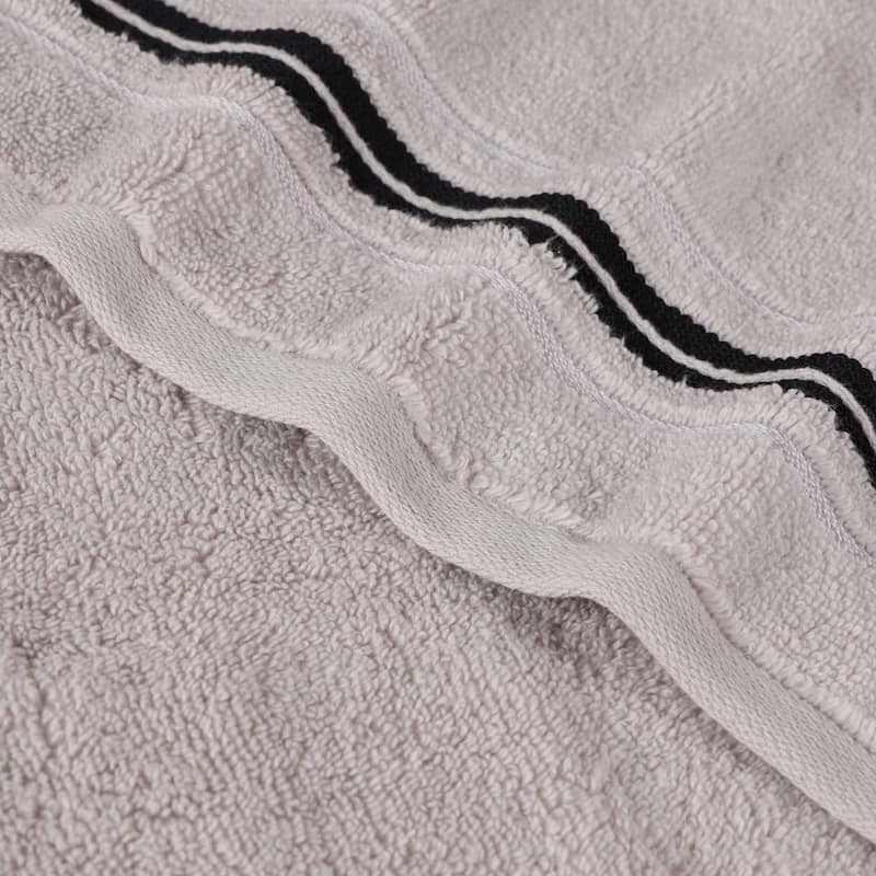 Superior Sadie Zero Twist Cotton Solid Absorbent 3 Piece Towel Set