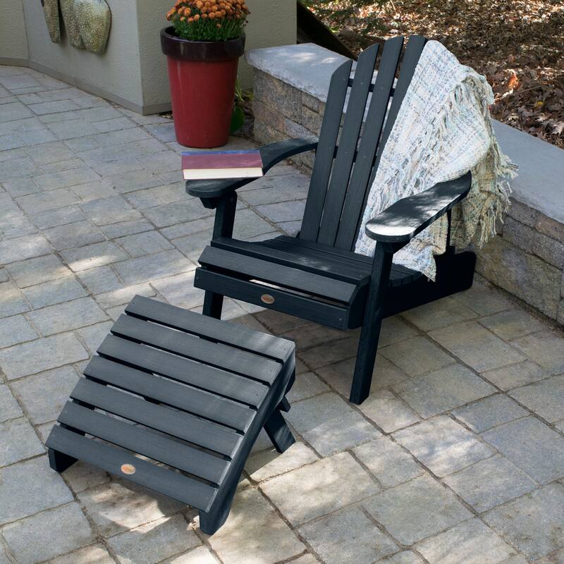 Mandalay Adirondack Chair and Folding Ottoman