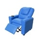 preview thumbnail 11 of 13, Marisa 23"W PU Leather Kids Recliner Chair with Cup Holder