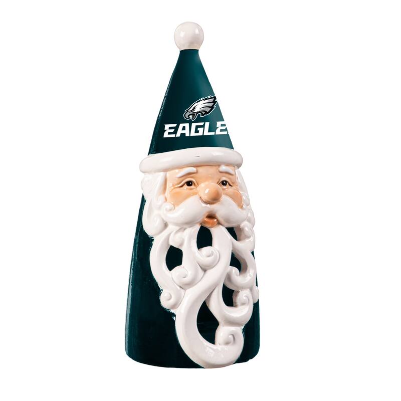 Philadelphia Eagles Santa LED Garden Statuary, 8"
