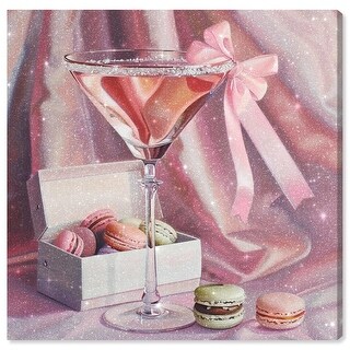 Macarons and Drink Canvas Glam Art by Art Remedy - Bed Bath & Beyond ...