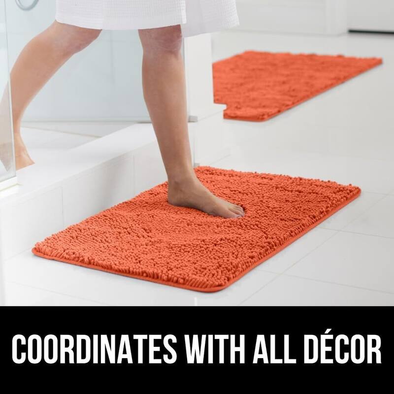 Thick Soft Absorbent Chenille, Rubber Backing