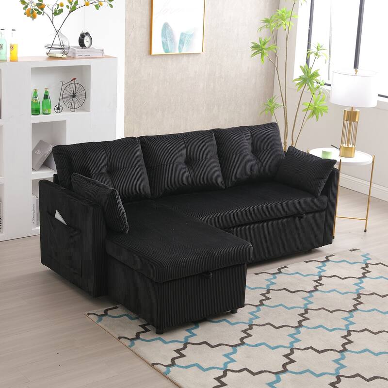 Modular Sectional Sofa L Shaped Modular Couch with Reversible Chaise