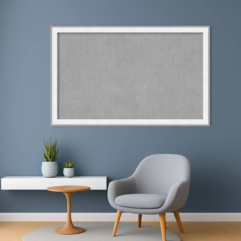 Amanti Art Maya Espresso Silver Framed