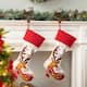 Option 4PK Reindeers Stockings & Stocking Holders